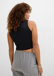 Lot de 2 crop tops ajustés, bonprix