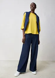 T-shirt coupe trapèze avec soie, bonprix