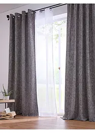 Store voilage sablé contenant du polyester recyclé, bonprix