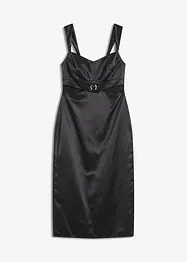 Robe longue en satin fluide, bonprix