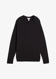 Pull texturé en coton majoritaire, bonprix