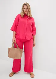 Chemisier en lin mélangé frais et respirant, bonprix