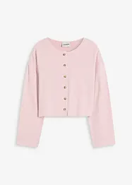 Gilet en fine maille côtelée, bonprix