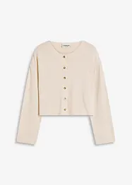 Gilet en fine maille côtelée, bonprix