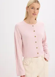 Gilet en fine maille côtelée, bonprix