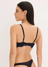 Soutien-gorge balconnet en dentelle à franges, bonprix