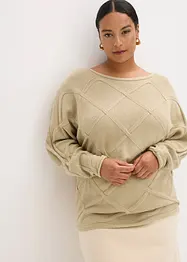 Pull à motif torsadé horizontal, bonprix