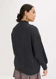 Pull à boutonnage asymétrique, bonprix