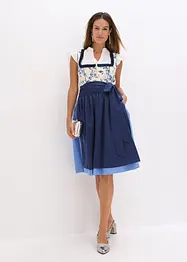 Dirndl avec tablier brodé (ens. 2 pces), bonprix