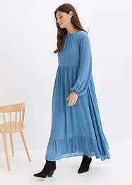 Robe longue en mousseline, bonprix
