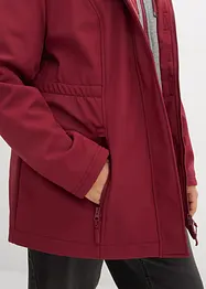 Veste longue en softshell déperlant, style 2 en 1, bonprix