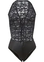 Body ouvert avec wet look, bonprix