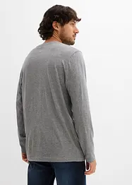 Lot de 2 T-shirts manches longues 100% coton, bonprix