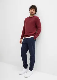 Pantalon de jogging à bords-côtes en bas de jambe, bonprix
