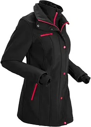 Longue parka en softshell extensible et déperlant, bonprix