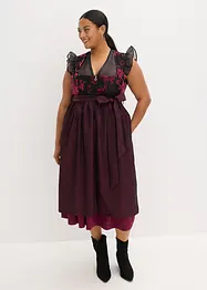 Dirndl avec velours en longueur midi (ens. 2 pces), bonprix