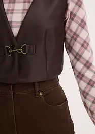 Gilet sans manches enduit, aspect vieilli, bonprix