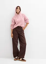 Pull doux en grosse maille contenant de la laine, bonprix