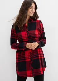 Chemisier long de grossesse/allaitement en flanelle, bonprix