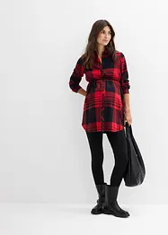 Chemisier long de grossesse/allaitement en flanelle, bonprix