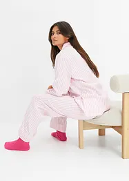 Pyjama en flanelle avec pochette cadeau, bonprix