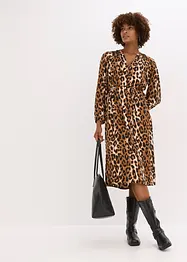 Robe midi en satin fluide, bonprix