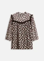 T-shirt en mesh doux et dentelle, bonprix