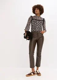 T-shirt en mesh doux et dentelle, bonprix