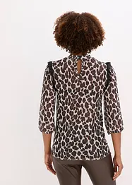 T-shirt en mesh doux et dentelle, bonprix