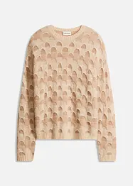 Pull oversize en doux mélange laine et alpaga, bonprix