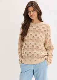 Pull oversize en doux mélange laine et alpaga, bonprix