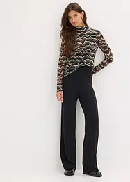 Pantalon en douce maille, viscose majoritaire, bonprix