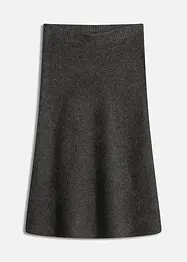 Jupe midi en maille, bonprix