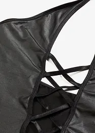 Nuisette sexy effet mouillé à dos nu, bonprix