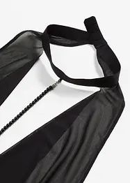 Body ouvert, effet wet look, bonprix