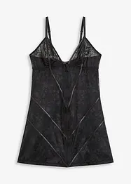 Nuisette sexy en dentelle avec fermeture zippée, bonprix