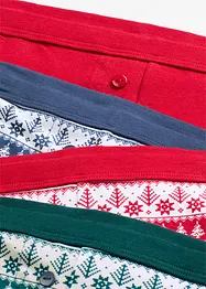 Lot de 4 boxers femme coton, bonprix