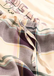 Pyjama avec pantalon tissé doux et pochette cadeau, bonprix