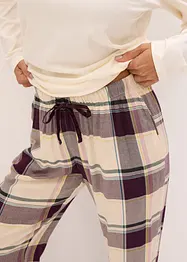 Pyjama avec pantalon tissé doux et pochette cadeau, bonprix