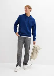 Sweat à capuche ample 100% coton, bonprix