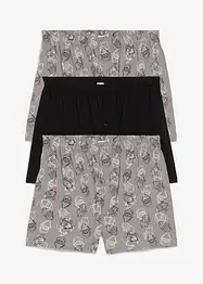 Lot de 3 caleçons en coton, bonprix