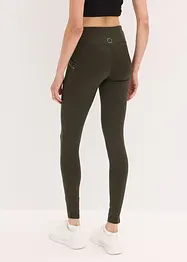 Legging thermique à détails réfléchissants et poche pour portable, bonprix