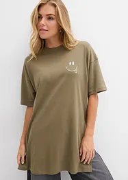 T-shirt long et oversize 100% coton, bonprix