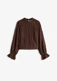 Blouse texturée, bonprix