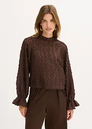 Blouse texturée, bonprix