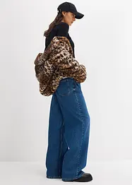 T-shirt court et côtelé, bonprix