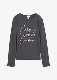 T-shirt manches longues 100% coton, bonprix