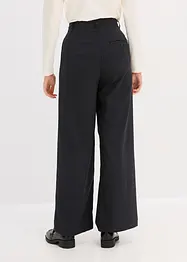 Pantalon de tailleur large en viscose mélangée, bonprix