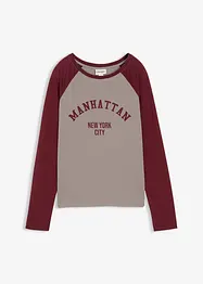 T-shirt manches longues en jersey, bonprix