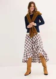 T-shirt manches longues en coton mélangé, bonprix